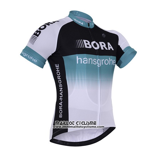 2017 Maillot Ciclismo Bora Profond Blanc Manches Courtes et Cuissard